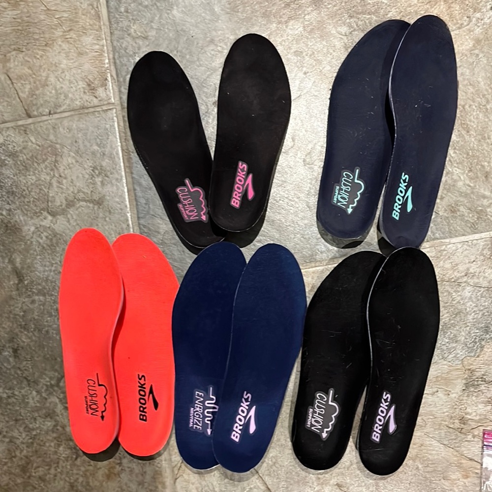 Brooks Cushion Replacement Shoe Insoles Insert Women New And Like New